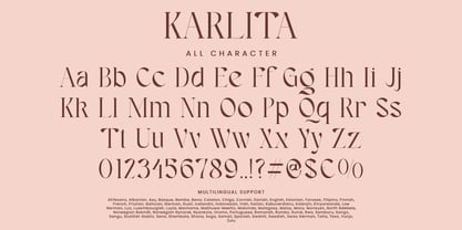 Karlita Font Poster 8