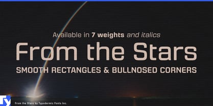 From the Stars Font Poster 1