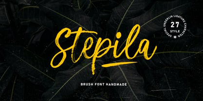 Stepila Font Poster 1