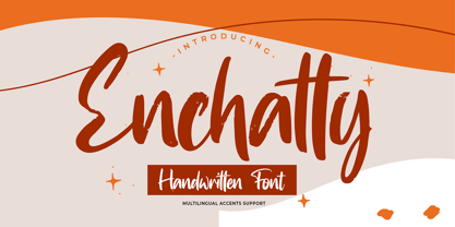 Enchatty Font Poster 1