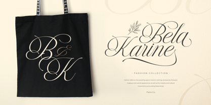 Kaelyna Script Fuente Póster 10