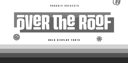 Over The Roof Font Poster 11