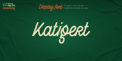 Katigert Font Poster 1
