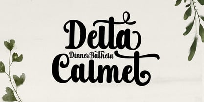 Delitna Font Poster 2