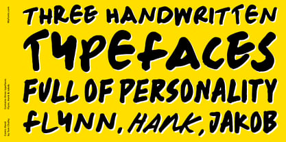 Comic Hand Font Poster 1