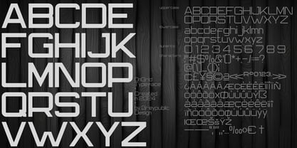 On Grid Font Poster 2