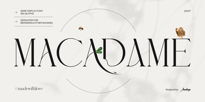Macadame Font Poster 1