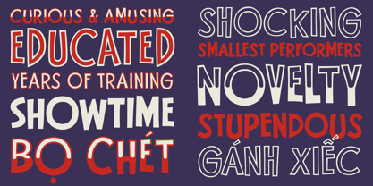 Flea Circus Font Poster 3