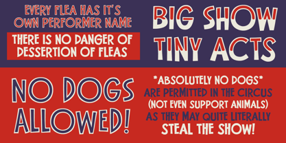 Flea Circus Font Poster 4