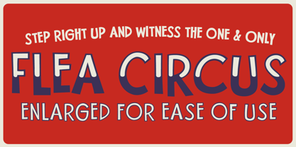 Flea Circus Font Poster 1