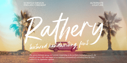 Rathery Font Poster 1