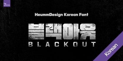 HU Blackout KR Police Poster 1