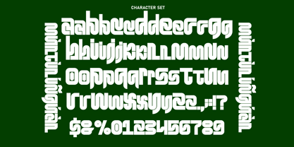 Canger staong Font Poster 2