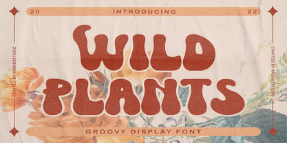 Wild Plants Font Poster 1
