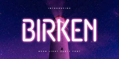 Birken Font Poster 1