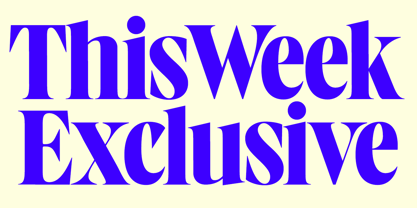West West Font Poster 3