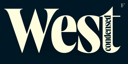 West West Font Poster 1