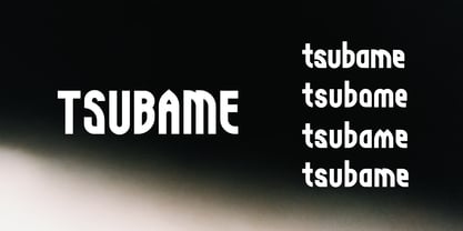 Tsubame Font Poster 8