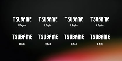 Tsubame Font Poster 5
