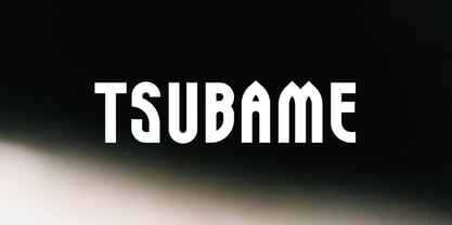 Tsubame Font Poster 3