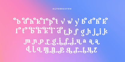 Rainbow Style Font Poster 12