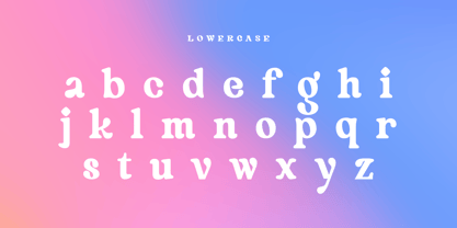 Rainbow Style Font Poster 6