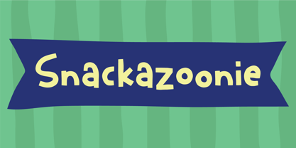 Snackazoonie Font Poster 1
