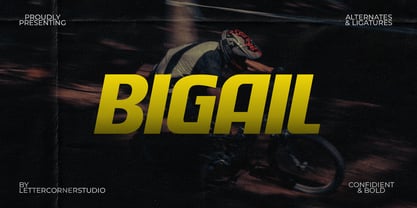 Bigail Font Poster 1