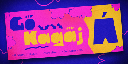 Go Kagaj Font Poster 7