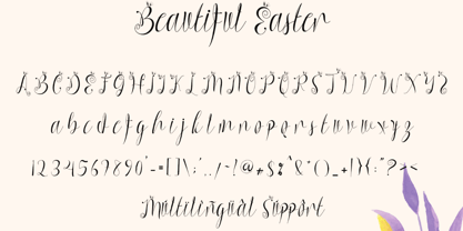 Beautiful Easter Font Poster 6