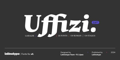 Uffizi Font Poster 1