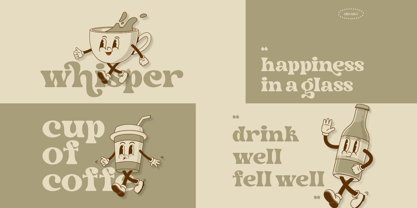 Sippin Midweek Font Poster 6