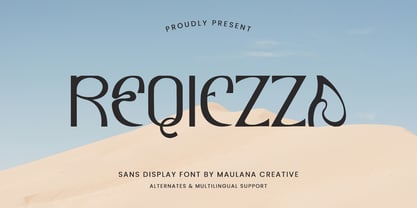 MC Reqiezza Font Poster 1