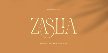 Zaslia Font Poster 1