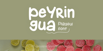 Peyrin Gua Font Poster 1
