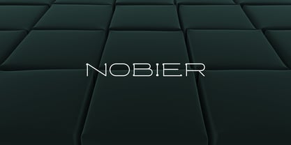 Nobier Font Poster 1