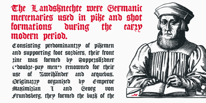 Landsknecht Font Poster 9