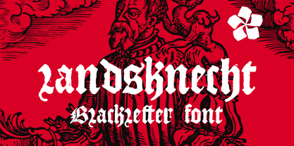 Landsknecht Font Poster 1