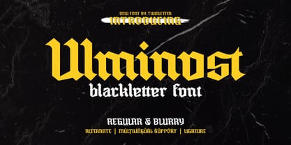 Ulminost Font Poster 1