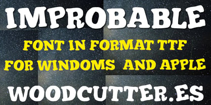 Improbable Font Poster 5