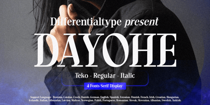 Dayohe Font Poster 1