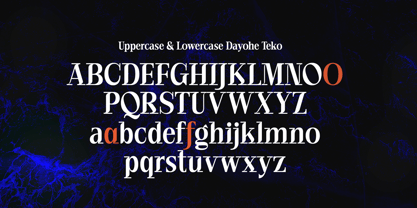 Dayohe Font Poster 10