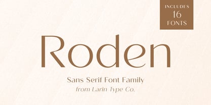 Roden Font Poster 1