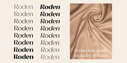 Roden Font Poster 3