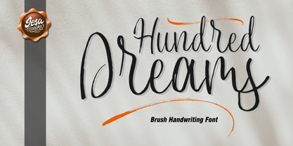 Hundred Dreams Font Poster 1