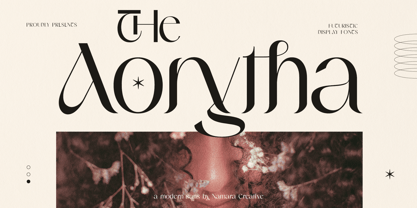 Aorytha Font Poster 15