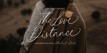 Love Distance Font Poster 1