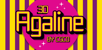 Agaline Font Poster 7