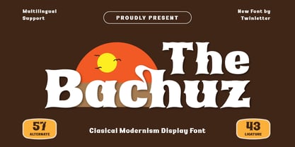 The Bachuz Font Poster 1