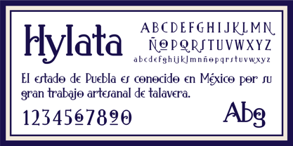Hylata Font Poster 2